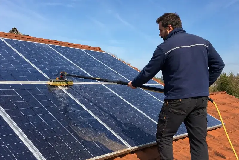 Nettoyage et entretien de panneaux solaires à Lachassagne
